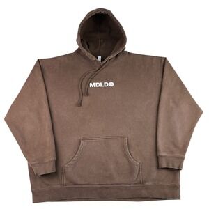 MDLD nobigdyl My Demons Looking Depressed Brown Hoodie Men's 2XL Sold Out!